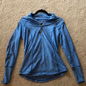 Blue workout jacket